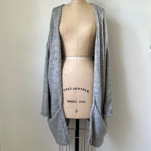 Aerie oversized grey cardigan